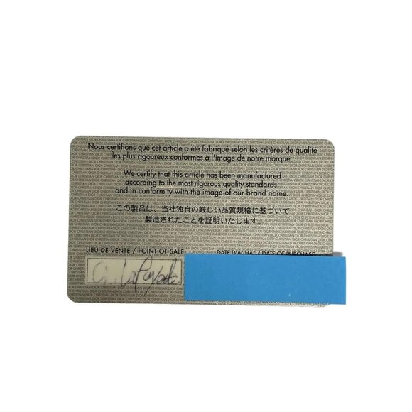 Auth DIOR/ChristianDior Double Saddle Bag Blue Dark Navy Multi Canvas Handbag - Picture 6 of 16